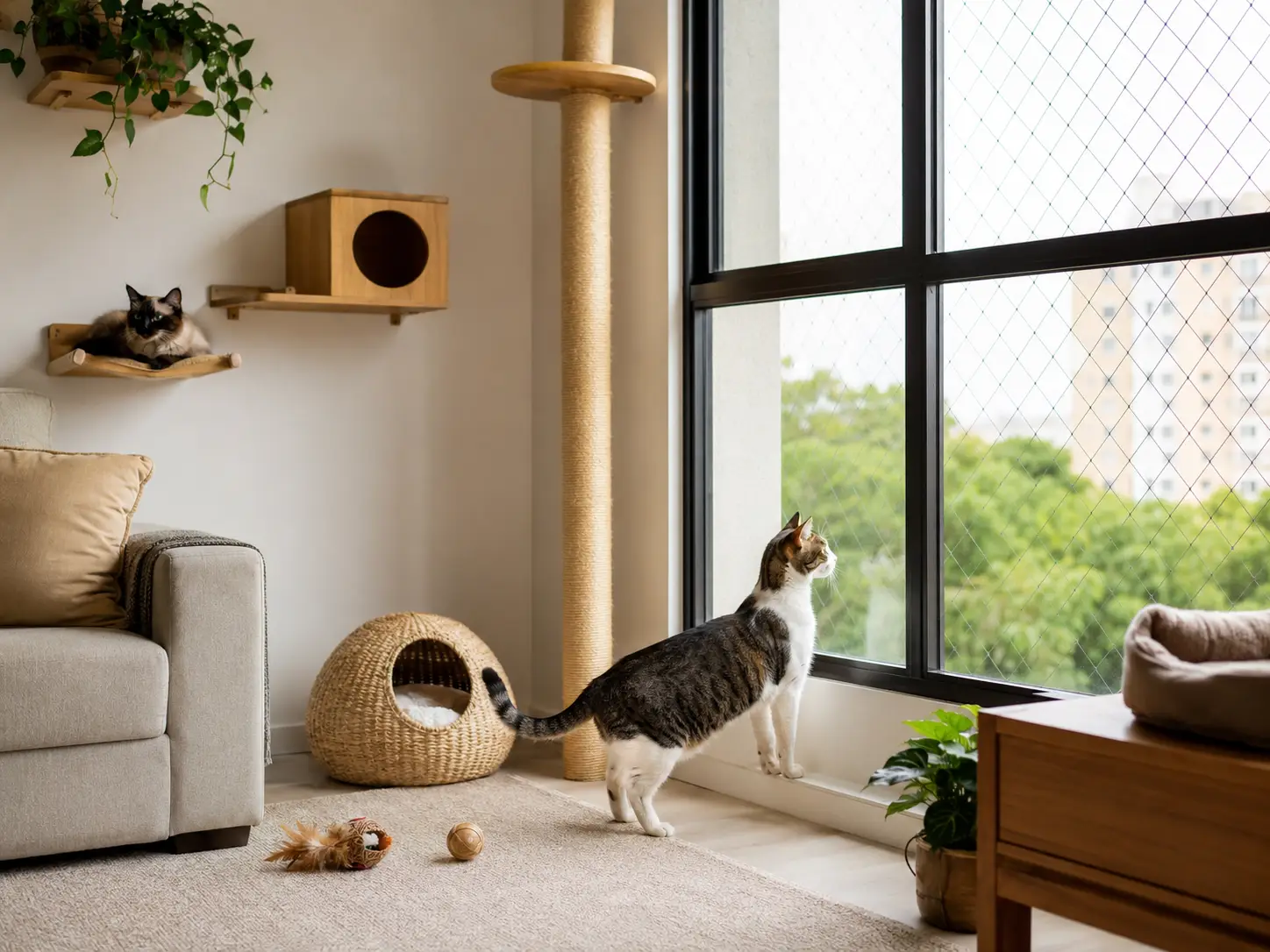 Enriquecimento ambiental para gatos: como tornar a casa mais interessante e segura